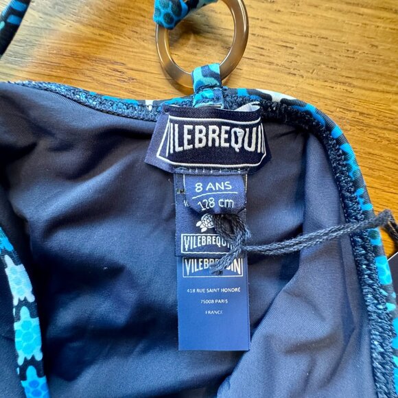 VILEBREQUIN Sea Turtles Swimsuit Girls 6 7 8 128cm NEW Blue Turtle Print NWT - Picture 6 of 11